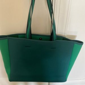 Summersalt neoprene tote bag, brand new, never used, cute blue and green